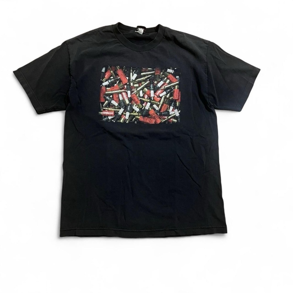 Eat Sleep Race Short Sleeve Sun Faded Black Graphic T-Shirt Men's Size Large